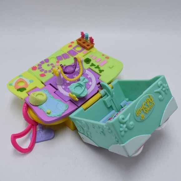 Littlest Pet Shop LPS Teeniest Tiniest Pop-Up Mini Playset Blue No figures - Picture 9 of 9